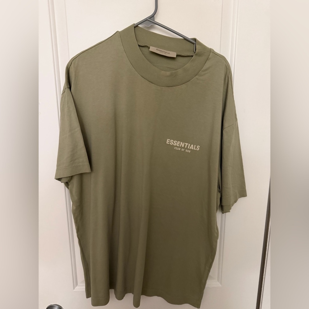 Essentials Sage Green Short Sleeve Tee